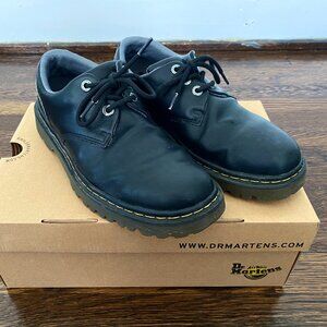 Black Thick Leather Ankle Dr. Martens